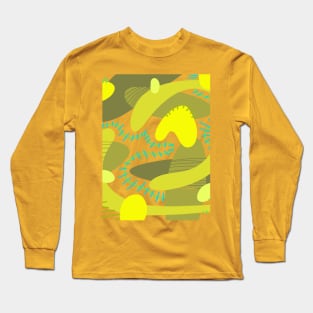 yellow heart Long Sleeve T-Shirt